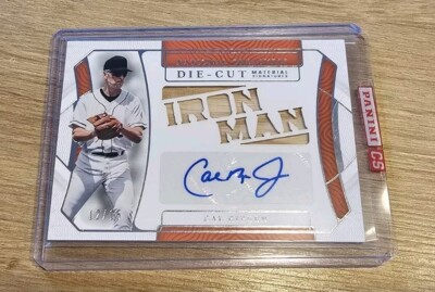 Panini 2022 National Treasures - Cal Ripken - Die-Cut Material Redemption /15