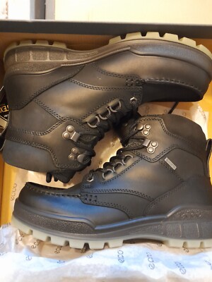 Ecco Mens Boots Track 25 Hiking Outdoor Ankle Gore-Tex Leather