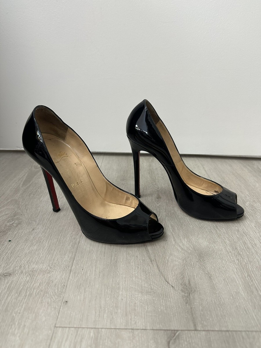 CHRISTIAN LOUBOUTIN New Very Prive 120 Patent Leather Pumps CHRISTIAN LOUBOUTIN New Very Prive 120 Patent Leather Pumps