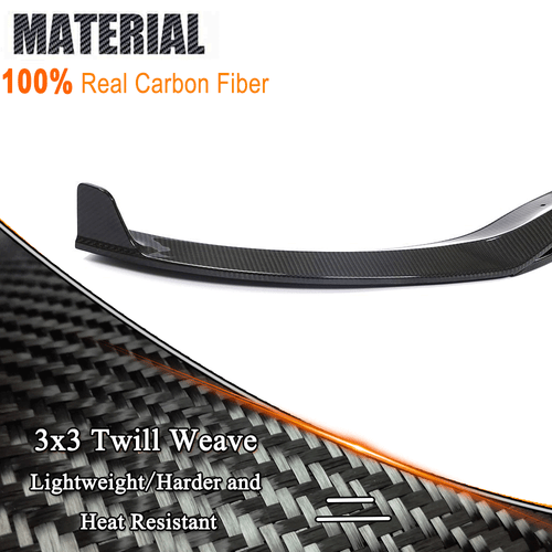 Fit for Benz W447 V220D V250 2020-2021 Dry Carbon Fiber Front Bumper Lip Spoiler - Picture 7 of 10