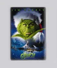 THE GRINCH (2000) - 2" x 3" MOVIE POSTER MAGNET (christmas xmas Jim Carrey how)