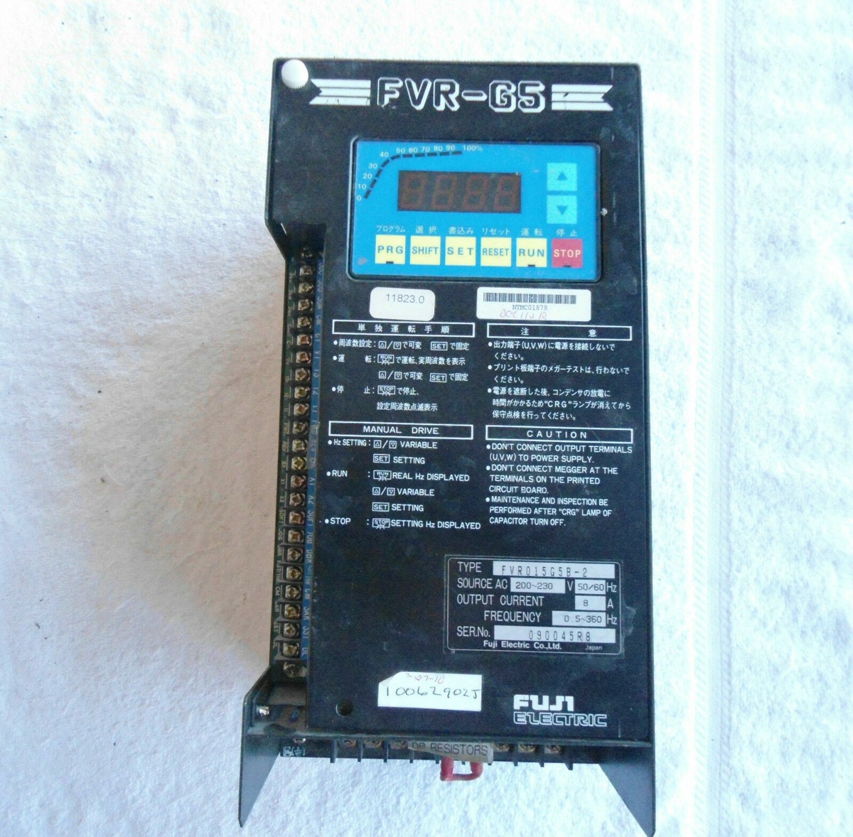 FUJI Electric FVR-G5 AC Drive 200/230V 5A FVR015G5B-2 | eBay FUJI Electric FVR-G5 AC Drive 200/230V 5A FVR015G5B-2 | eBay