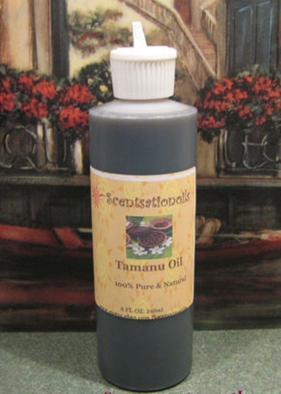 TAMANU OIL 8 OZ 100% PURE NATURAL ORGANIC SCARS ECZEMA WRINKLES RASHES ACNE  *