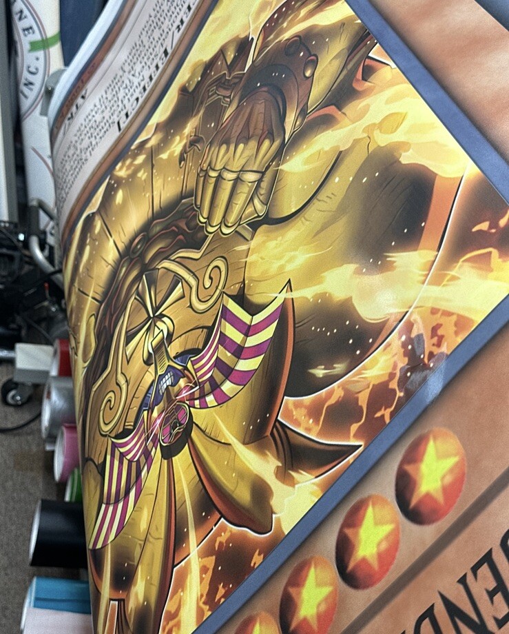 big yugioh card poster 2x Yugioh Size UV Showcased Top Loaders & Sleeves