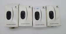 lOT OF 4 Logitech B100 910-001439 Optical USB Mouse