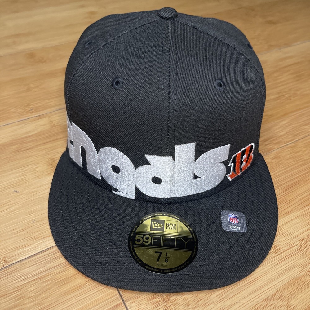 New Era 59FIFTY Cincinnati Bengals Big Spell Black Checkered Fitted 7 1/8 Hat
