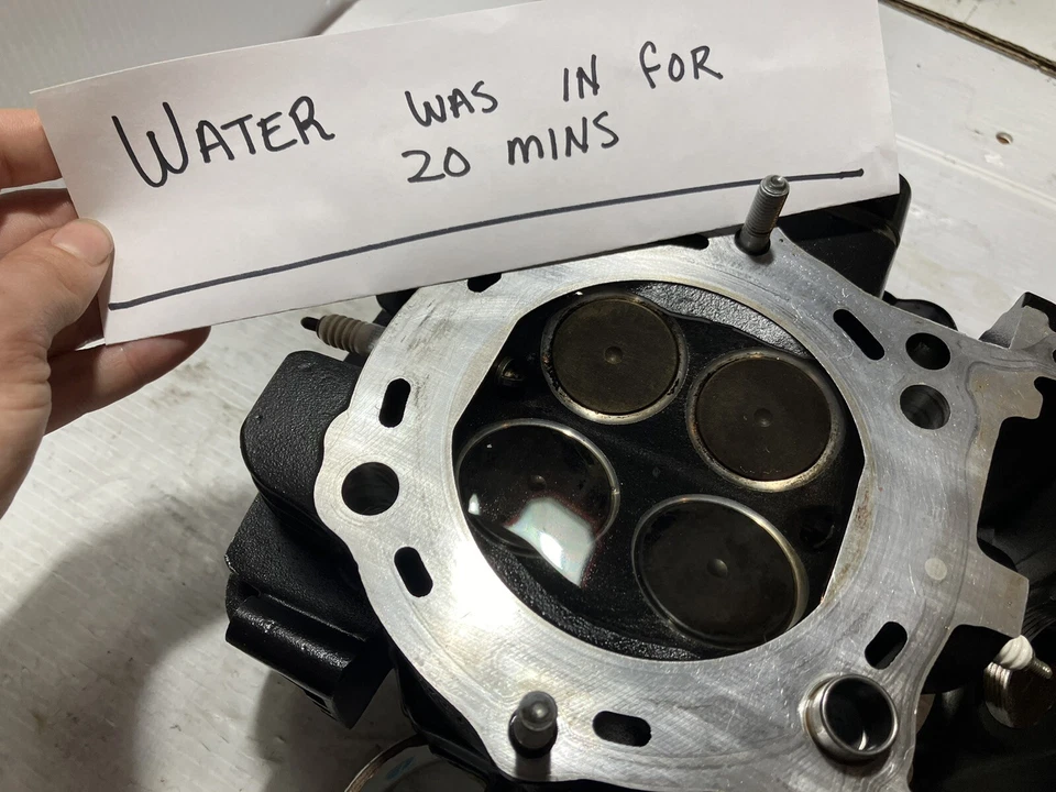 2008 Kawasaki Vulcan 1600 Cylinder Head, Rear (Mean Streak) (OEM) - Image 2 of 4