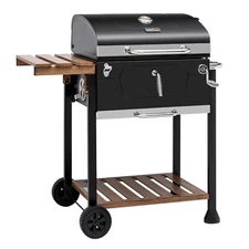 Royal Gourmet 24-Inch Charcoal Grill BBQ Smoker Outdoor Patio Garden Backyard