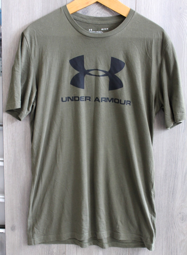 T-shirt sportiva uomo UNDER ARMOUR taglia M colore kaki NUOVE senza etichette - Foto 3 di 7