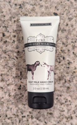 Beekman 1802 Pure Goat Milk Hand Cream 2 oz Fragrance Free / Unscented **NEW**