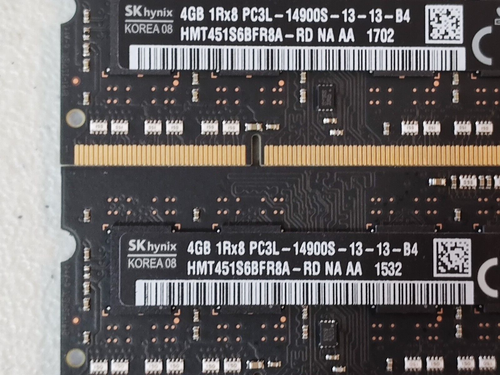 SK Hynix (10x 4GB) 1Rx8 PC3L-14900S Laptop or Apple iMac RAM HMT451S6BFR8A-RD - Picture 5 of 5