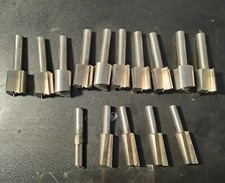lot 15 straight shank router bits NOS (10pc)3/4 (4pc)7/16 (1pc)5/16