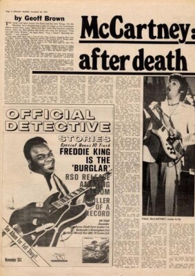 Paul McCartney : Life After Death MM4* Interview
