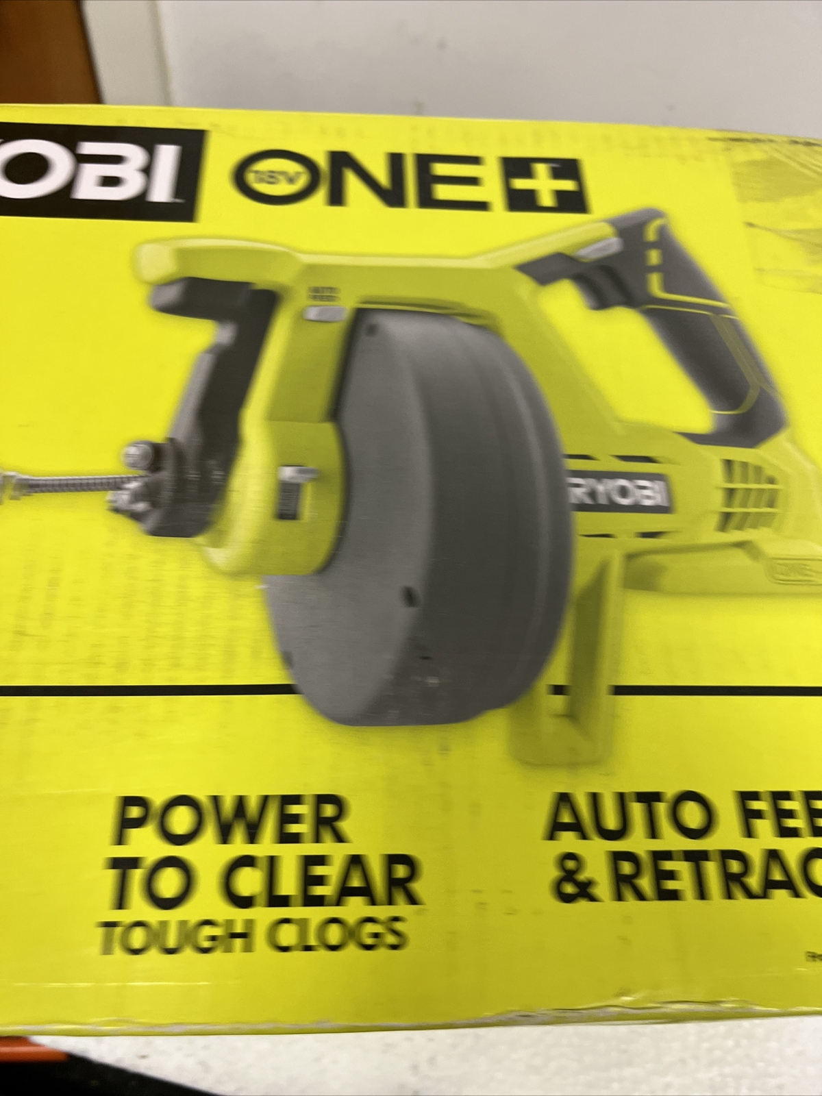 Ryobi P4001 One+ 18V Drain Auger (Tool Only) 33287168927 eBay