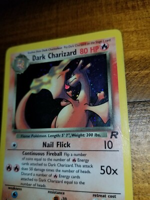 ポケモン - Dark Charizard 1ED わるいリザードン ロケット団 4/82 Dark Charizard 4/82 1st Edition Holo Rare Team Rocket