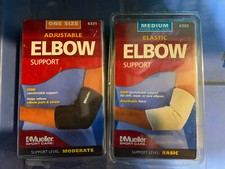 Mueller One Size Black Adjustable Elbow Support Sport Care 6331 Brace 6302