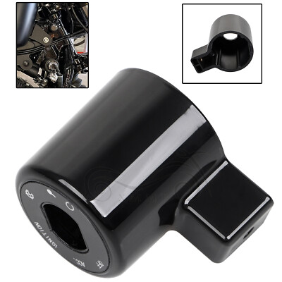 XL1200Sハーレーダビッドソン用　スイッチ回りカバー　計3点 Gloss Black ABS Ignition Control Switch Cover Cap For Harley