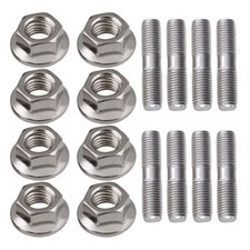 8set Exhaust manifold Stud & Nut kit Fit For Toyota Nissan Honda M10x1.25 Tool