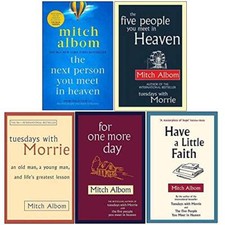Mitch Albom 5 Books Collection Set (Tuesdays With Morrie, For One More Day, The 