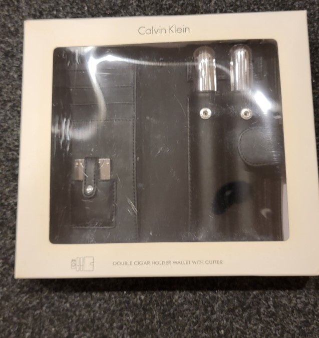 Calvin Klein cigar holder wallet with cutter