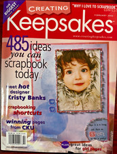 Creating Keepsakes Magazine - February 2003 - Vintage  NLA - NEW 