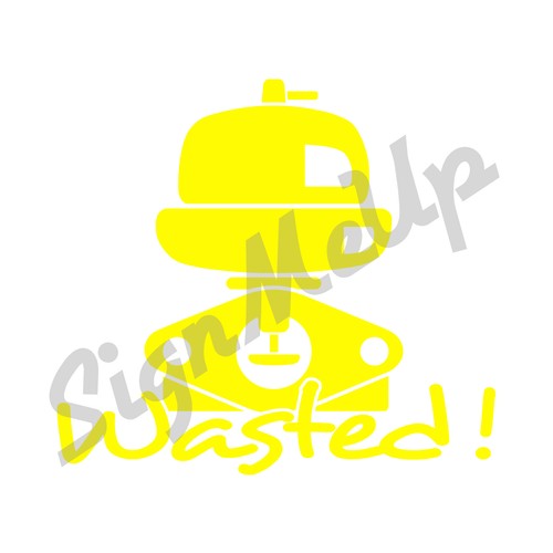 Wasted! Turbo 7" Decal Sticker For Car Import Racing Blow Off Valve Waste Gate - Picture 11 of 23