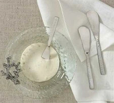 Park Designs Stainless Steel Hammered Spreaders -  Set of 2  ~FREE SHIPPING~ 