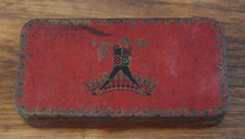 Vintage Collectable Jacobs & Co Free Sample Cream Crackers Biscuit Metal Tin