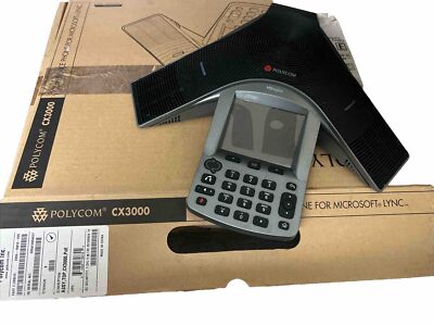 Polycom CX3000 Conference Phone 2201-15810-001 VoIP PoE 2C3