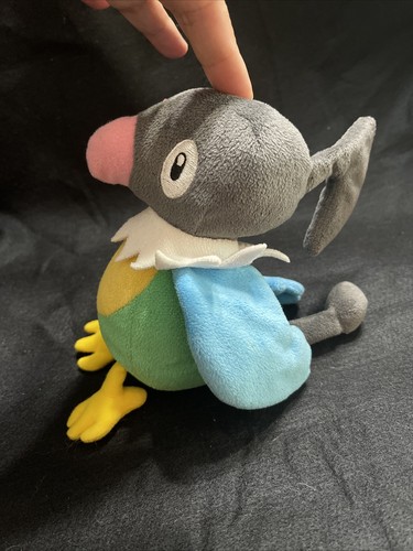 Pokemon Chatot Colorful Bird Parrot Plush 6" Jakks Pacific 2007 - Picture 3 of 5