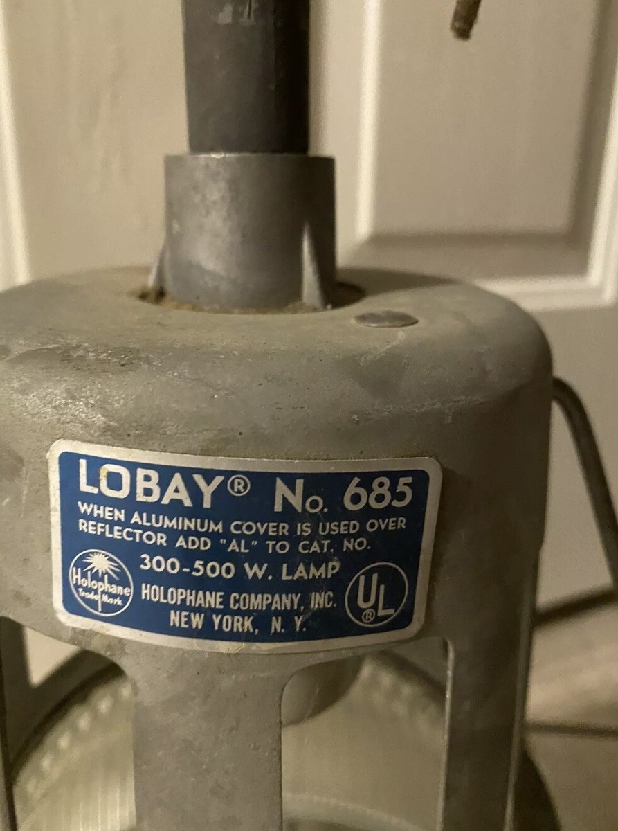 Vintage Holophane Lobay No. 685 | eBay
