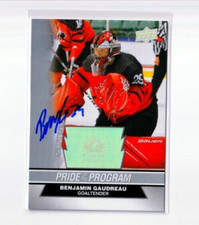 BEN BENJAMIN GAUDREAU autographed SIGNED '23 Upper Deck TEAM CANADA card #79
