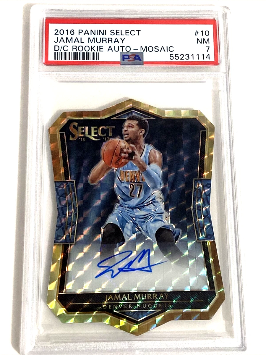 2016-17 Select Die-Cut Rookie Auto Mosaic GOLD 10/10 Jamal Murray