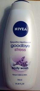 nivea goodbye stress body wash