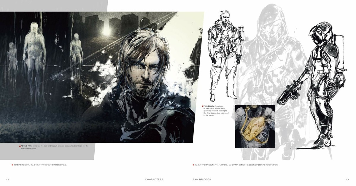 THE ART OF DEATH STRANDING Game Character Design Concept