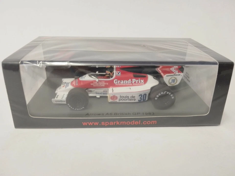 Spark Arrows A6 #30 Thierry Boutsen British GP 1983 1/43 S5790 - Immagine 2 di 3
