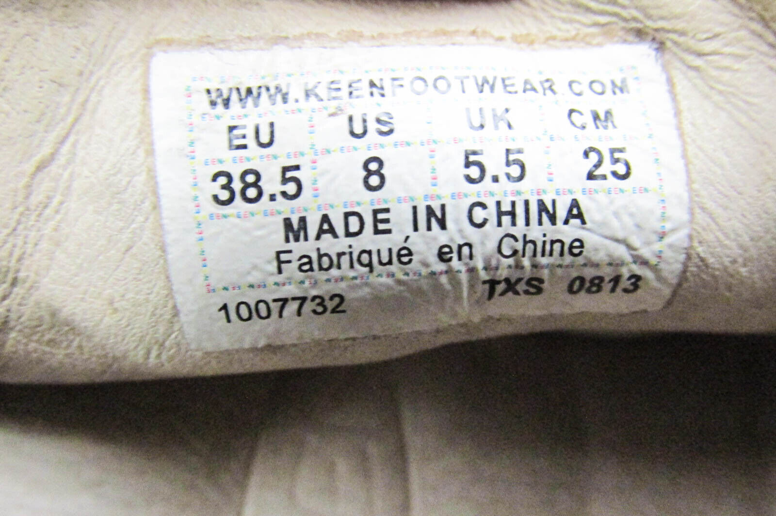 Scarpe da donna Keen Toyah taglia 8M marroni atletiche trail escursionismo Oxford usate vq