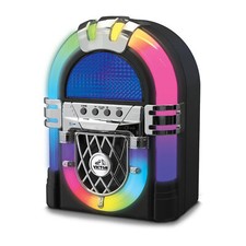 New Victor Mini Bluetooth Speaker Jukebox w/ Multicolor LED Lighting - USA Fast 
