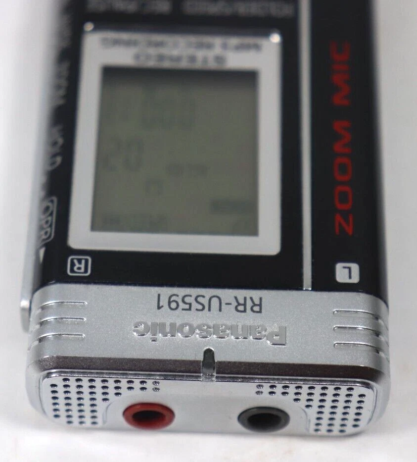 Panasonic RR-US591 ZOOM MIC Microphone Audio Voice Recorder 4GB MP3 WORKING! F7 - Image 2 of 4