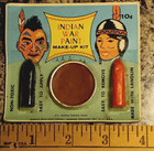 Vintage DUNHAM INDIAN WAR PAINT MAKE-UP KIT LOT Cowboy Western Toy    NO RESERVE — photo 2