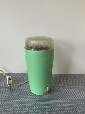 Elektrische Kaffeemühle  Pfeffer  Gewürze Vintage Vindex 50er Mintgrün