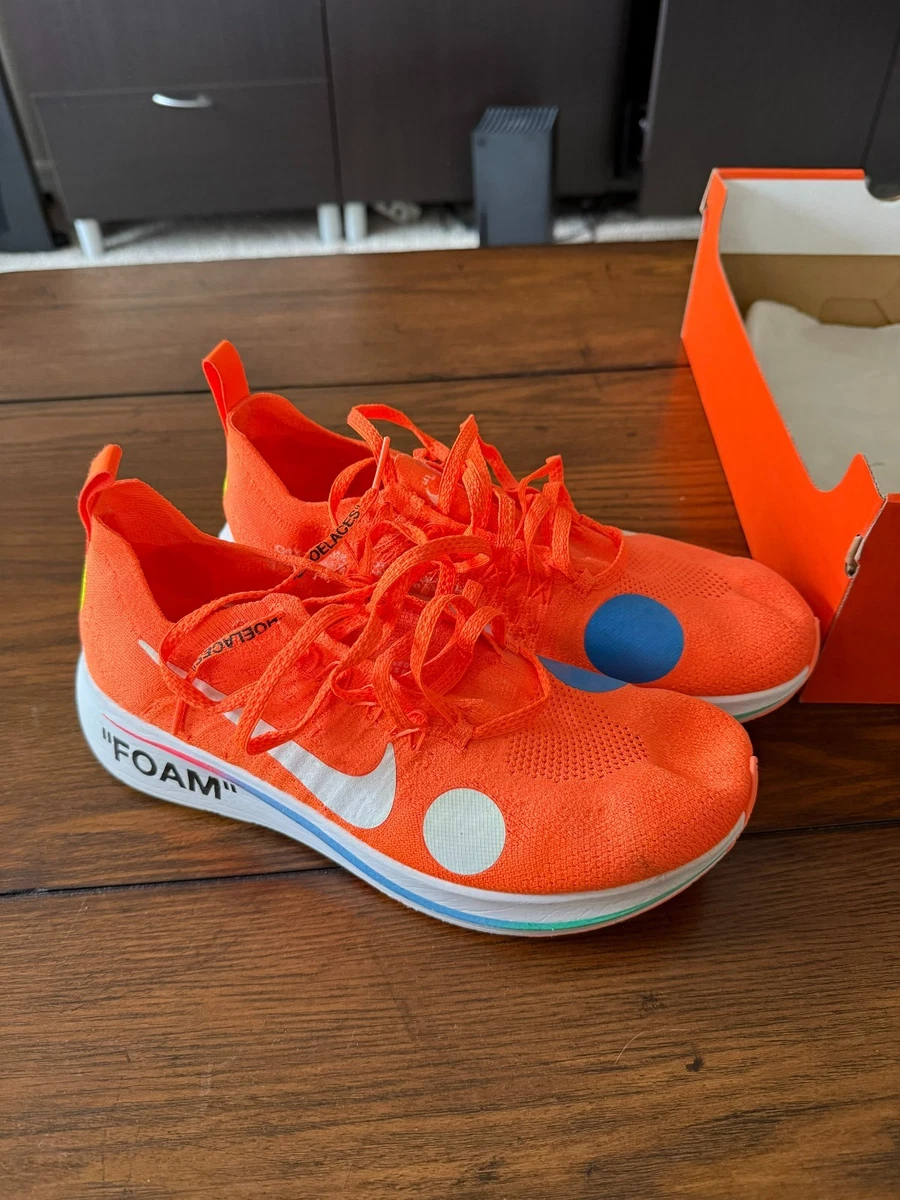 Nike Off-White x Zoom Fly Mercurial Flyknit Total Orange for Sale