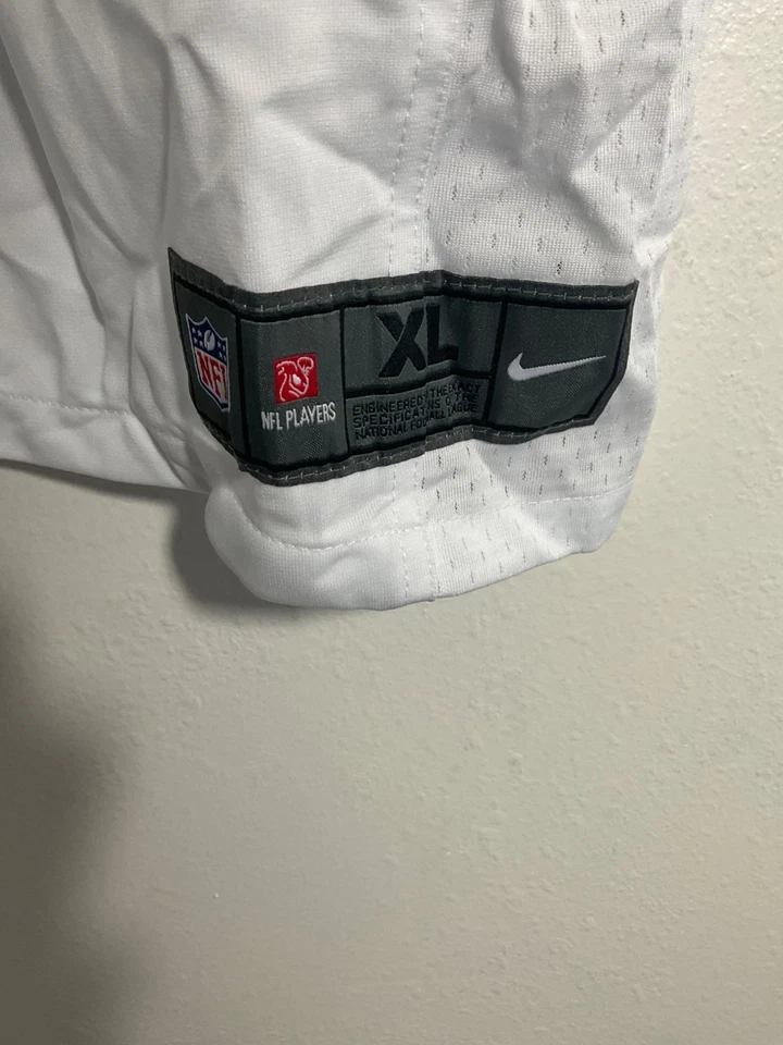 Nueva/etiqueta Michael Vick Philadelphia Eagles NFL Camiseta Blanca Sobre el Campo XL Por Nike Foto 3 de 4