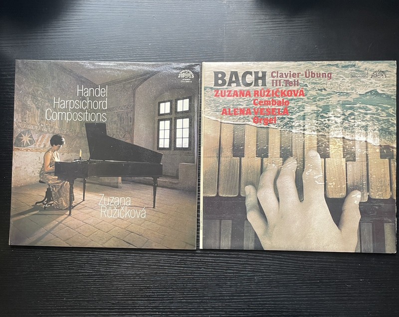 Handel Harpsichord Compositions  & Bach - 2 x double LP’s