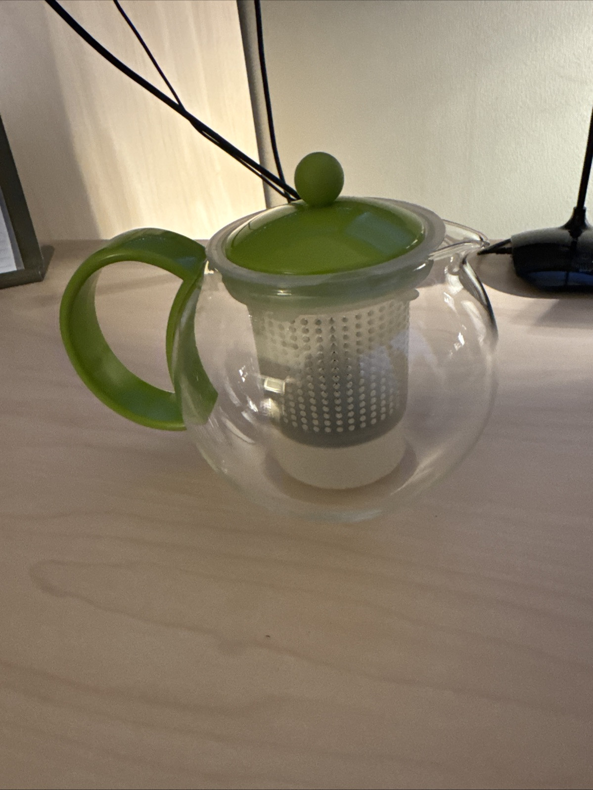 Green Handled 4- Cup 34 Oz.