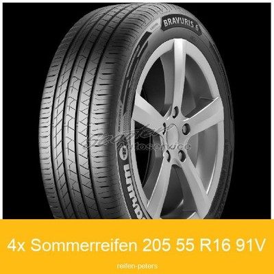 4-er Satz 205/55 R16 91V Barum Bravuris 6 EVc Sommerreifen | 75558