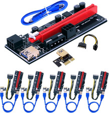 PCI-E Riser 009S GPU Riser Adapter Card PCIE X1 to X16 Extender Pci-Express Rise