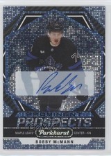 2023 Parkhurst Prominent Prospects Blue Achievement /25 Bobby McMann Auto 01sx