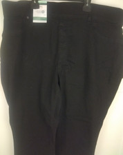 Terra  Sky Ladies Black High Rise Pull On Jeggings Size 2X - New.     B15 