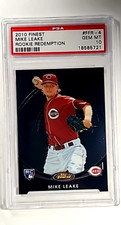 2010 Topps Finest Rookie Redemption #FFR-4 Mike Leake RC PSA 10 Gem Mint POP 3